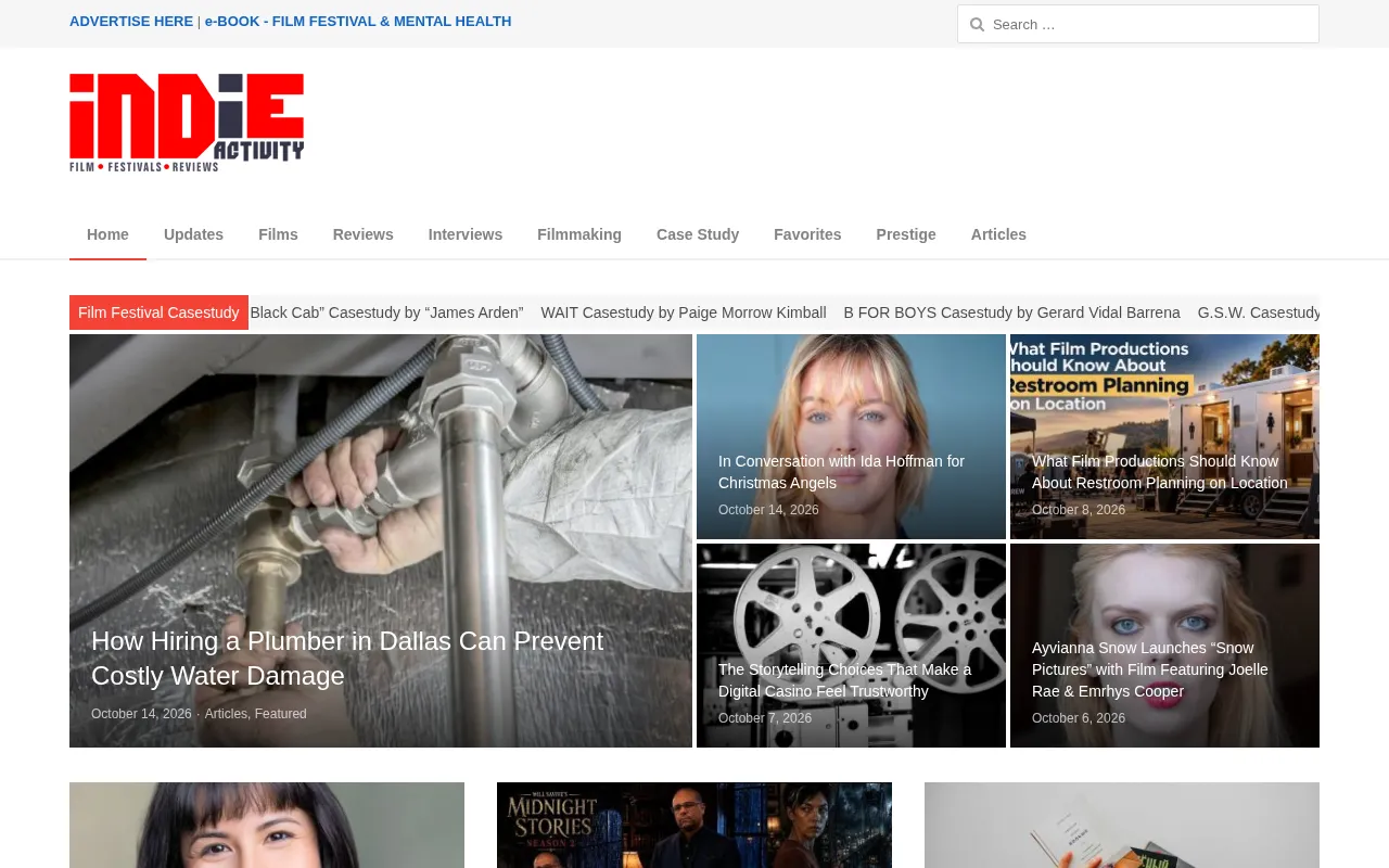 indieactivity homepage