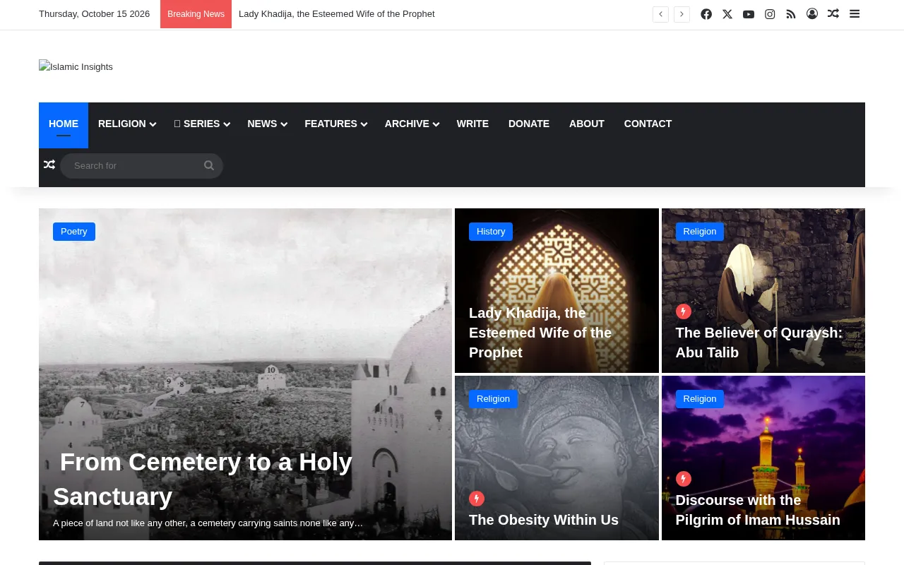 Islamic Insights homepage