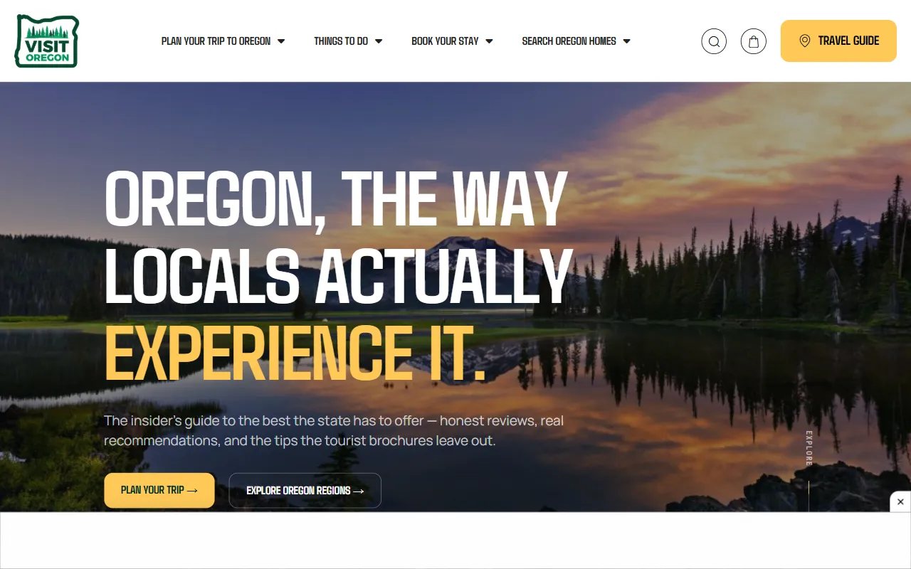 Visit Oregon homepage